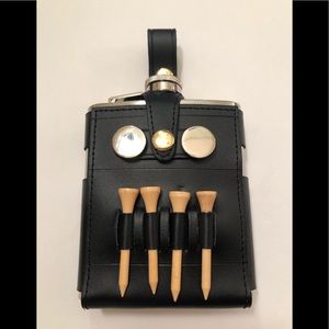 NWOT 6oz stainless steel flask for golfers